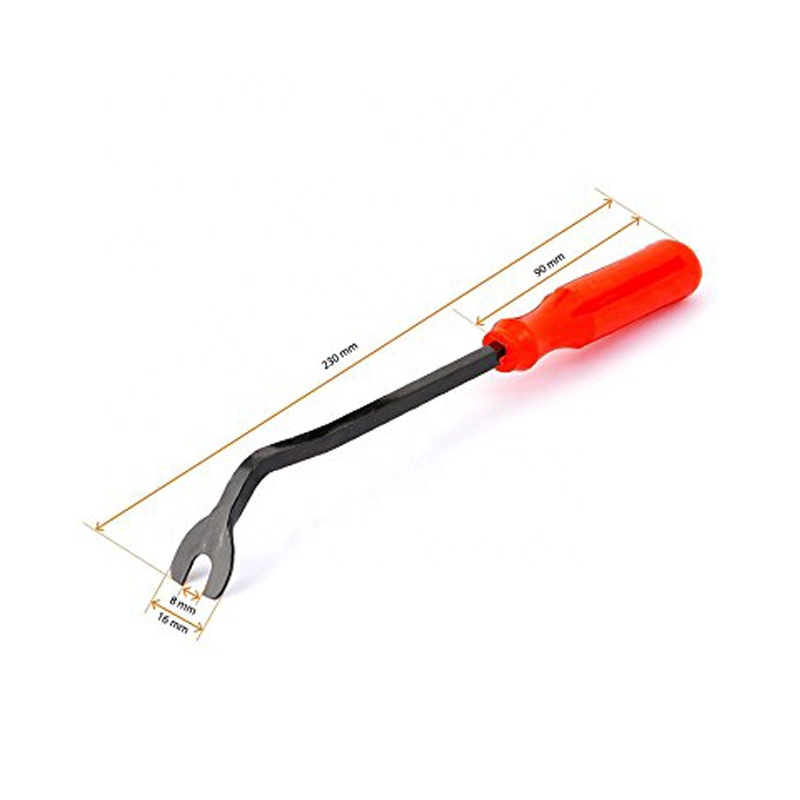 8 Pcs Red Color Nylon Auto Clips Removal Tool Kit for Install Automotive Car Truck Fender Rivets Fasteners