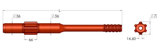 FURUKAWA HD500 Shank Adapter