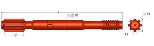 HL1500-60 Shank Adapter