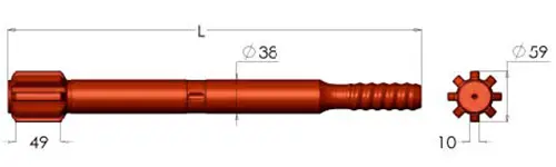 Shank Adapter HL500S HL510S