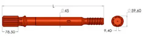 HC95R Shank Adapter View 1