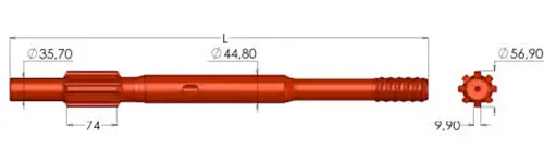 FURUKAWA HD 609 Shank Adapter Detail