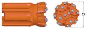 ST58 Drop Center Button Bit 1