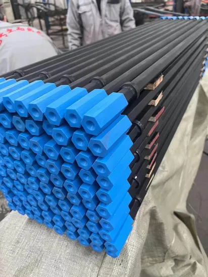 High-Quality Blast Hole Drilling Hex22 7/11/12 Tapered Drill Rod for Mining and Tunnelling Manufacturer, Factories