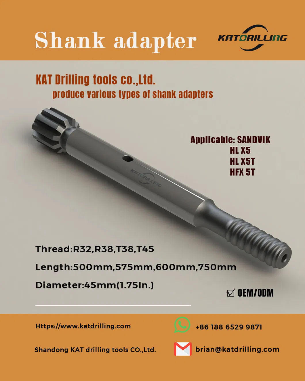 Shank Adapter Detail 1