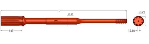 FURUKAWA HD 712 QED Shank Adapter