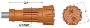 Ql60 Series DTH Drill Bit