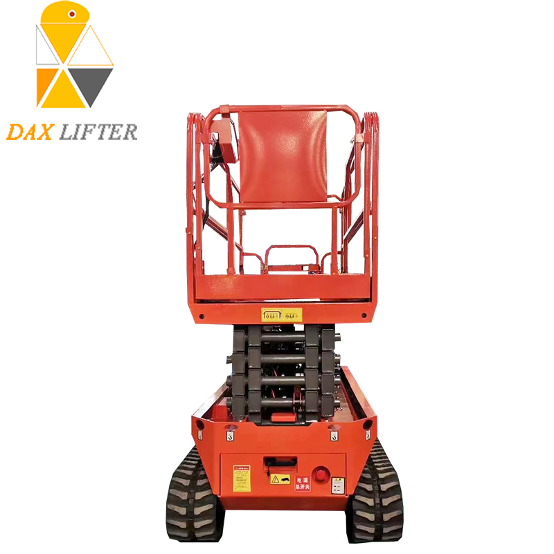 Industrial Stable Structure Rough Terrain Track Type Scissor Lift with Crawler Belt
