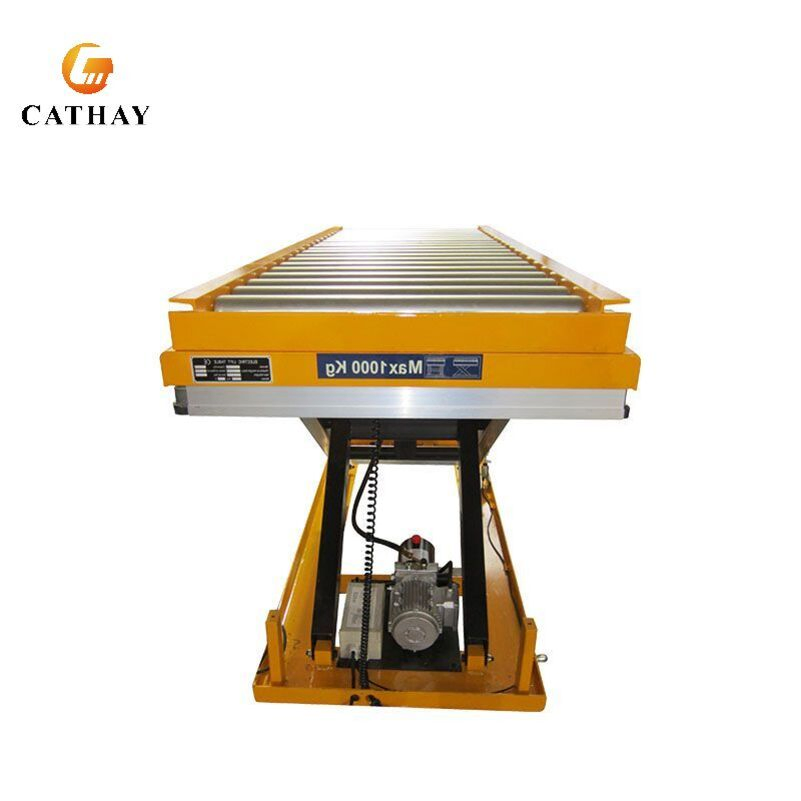 Factory Direct Sale 1000kg Low Profile Electric Lift Table Hu1000