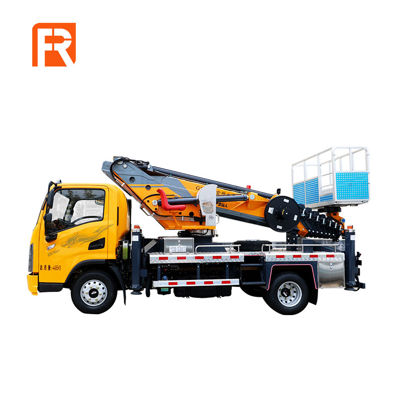 New Hydraulic Gk35m Aerial Lift Truck Manufactured in China Vehicle-Mounted Lifting Aerial Work Platform Professional Choice Customized Service Aerial Work Truc