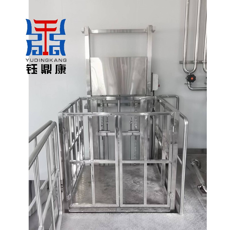 Guide Rail Goods Lift Energy Saving Electric Hydraulic Cargo Elevator for Warehouse