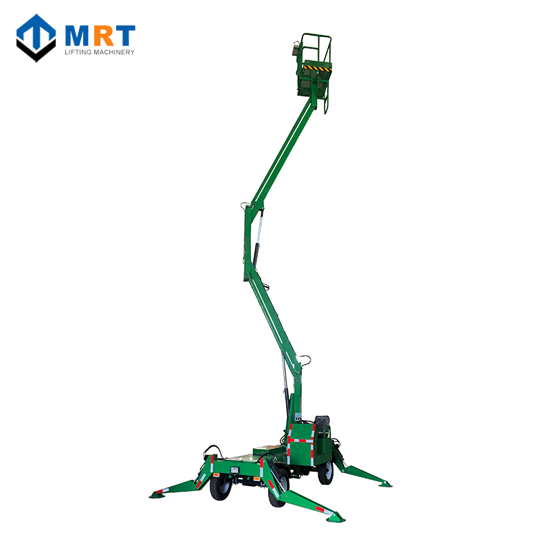 10m/12m/14m Hydraulic Self Propelled Boom Lift Articulating Portable Boom Lift Price
