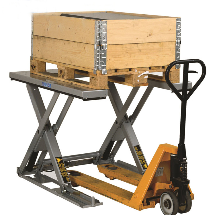 Low Profile Lift Table Electric Hydraulic Scissor Lift Table for Warehouse