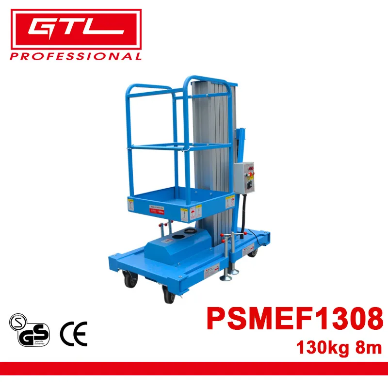 Single Mast Electric Lift Platform