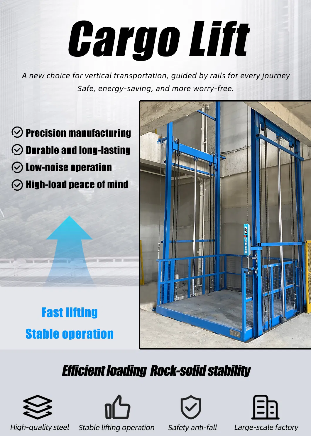 Hydraulic Warehouse Cargo Lift