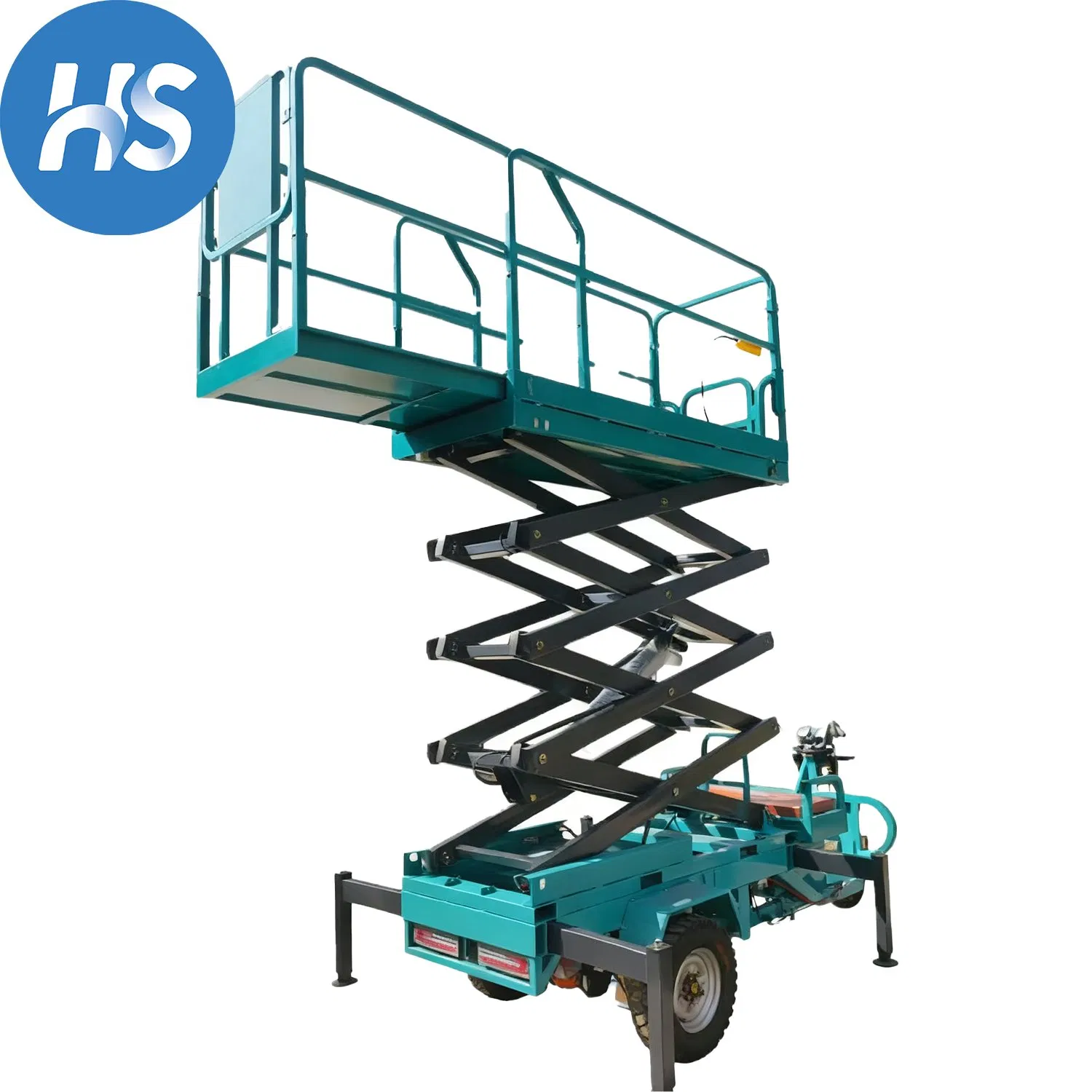 Electric Hydraulic Car Mounted 4m 500kg Platform Scissor Lift for Vehicle Inspection Service
