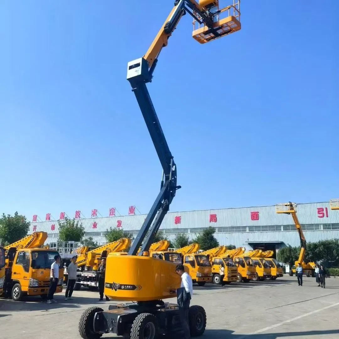 Articulating Electric Diesel Aerial Boom Lift with Bucket