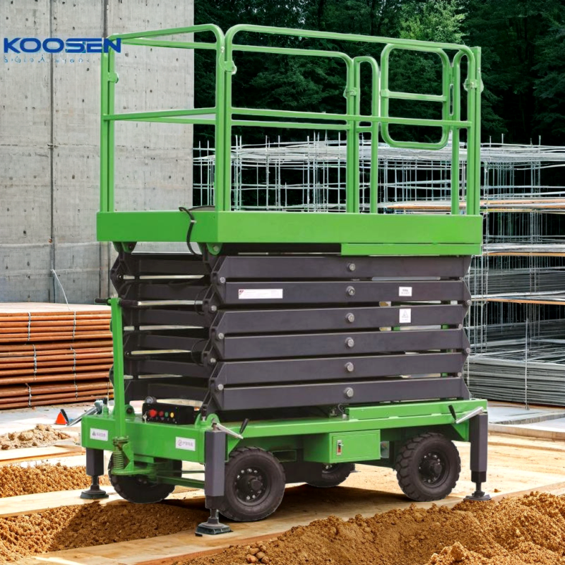 High-Performance Koosen Self-Propelled Scissor Lift with Safety Features