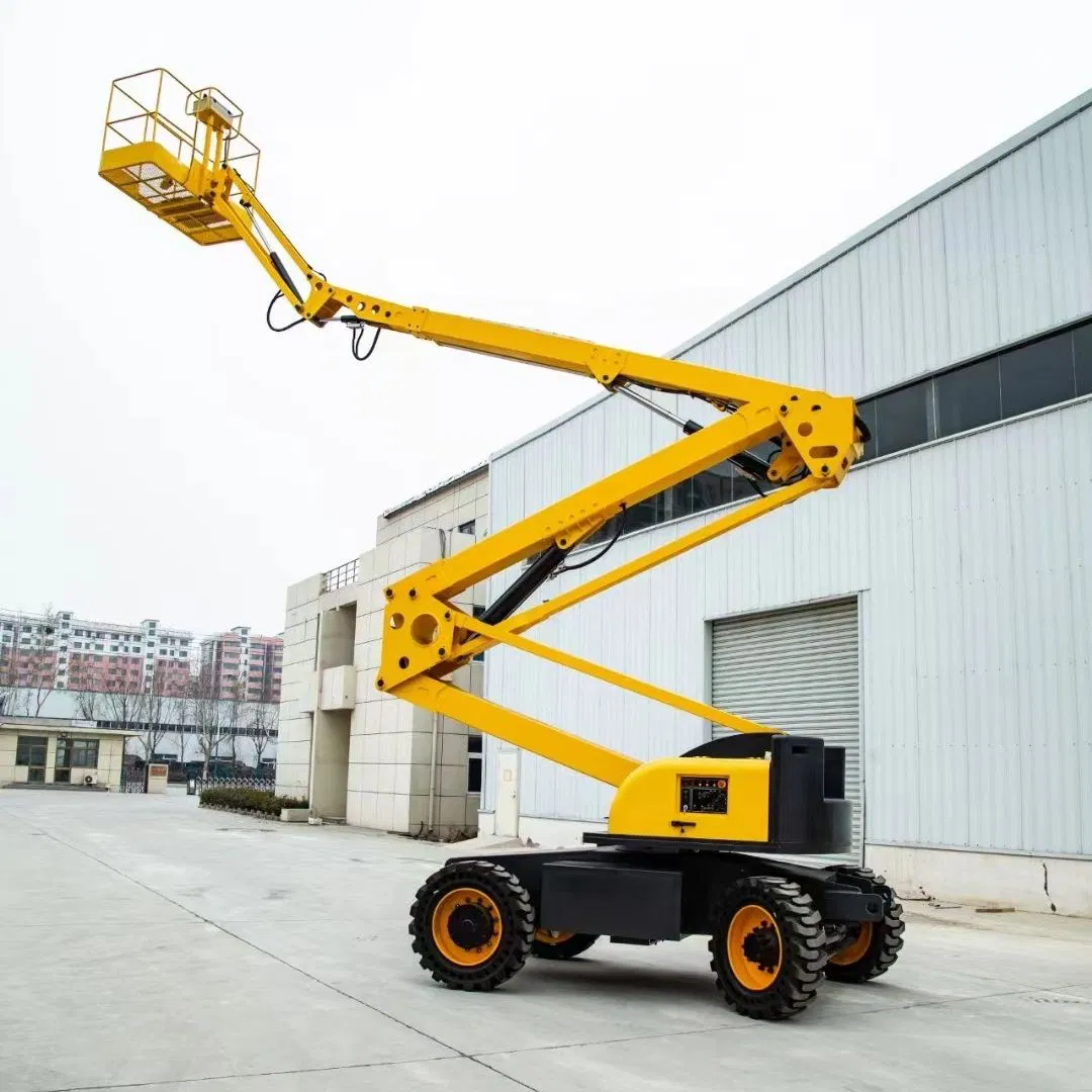 Self-Propelled Boom Lift Aerial Work Equipment Electric Aerial Platforms Articulating Boom Lift