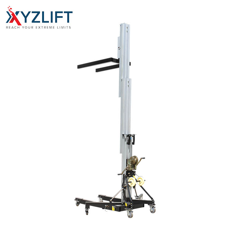 En280 Approved Portable Manual Operated Aluminum Material Lift