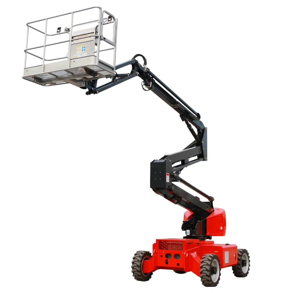 Self Propelled Mobile Crank Arm Lifts Articulating Telescopic Boom Lift Man Lift for Aerial Working