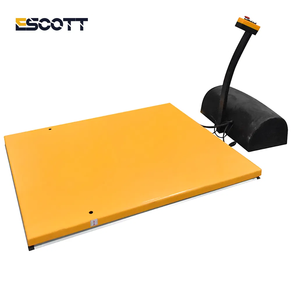1500kg Electric Low Profile Pallet Lift Table for Efficient Material Handling