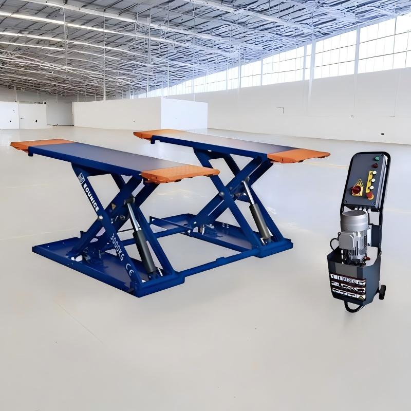 Car Lift with CE Portable Scissor Lift Vehicle Service Garage Auto Car Lifter.