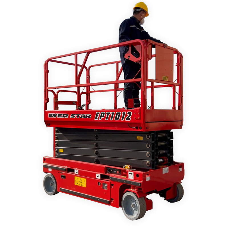 Compact Hydraulic Electric Scissor Lift for Indoor Use