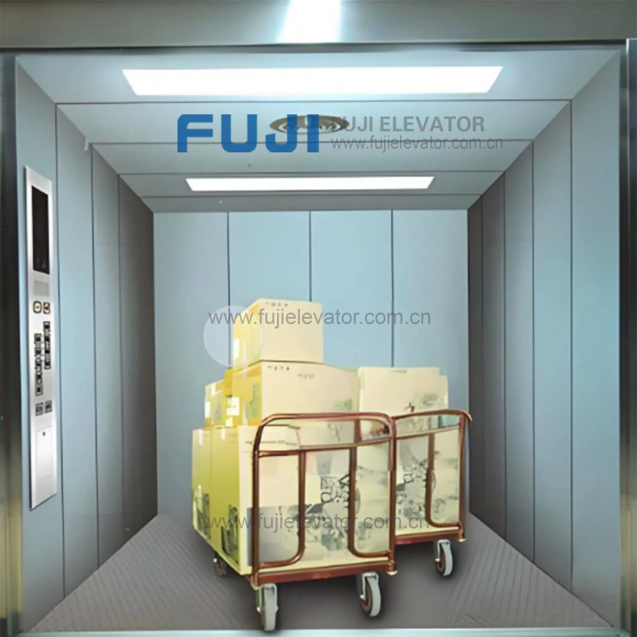 Hydraulic Freight Goods Cargo Material Lifts Elevators Wall Mounted Cargo Lift