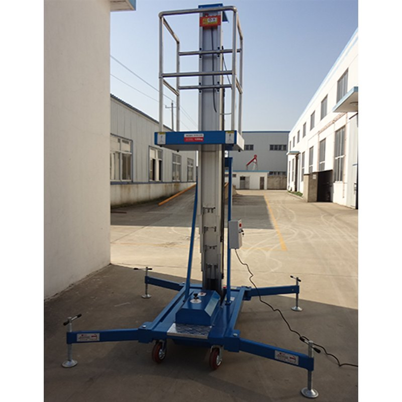 Single Mast Vertical Aluminum Electric Telescopic One Man Lift
