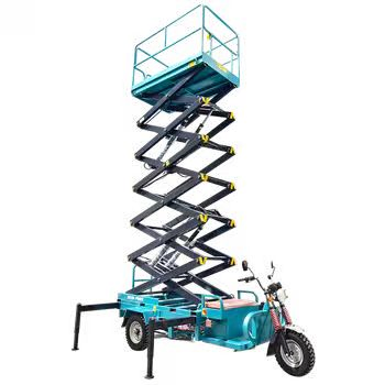 4-12m Self-Propelled Electric Three-Wheel Tricycle Scissor Lift for Aerial Work Outdoor