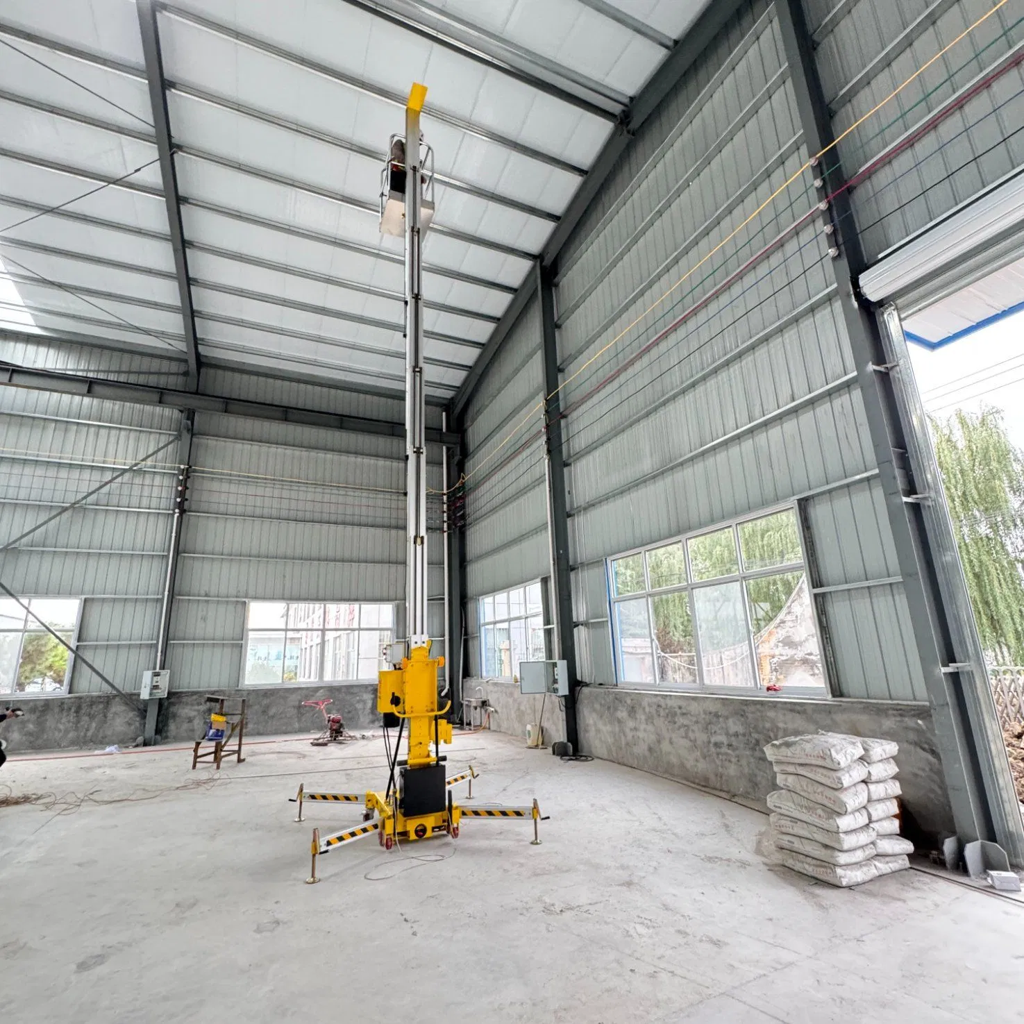 Reliable 5m 6m 8m 10m Single Mast Aluminum Alloy Vertical Lift