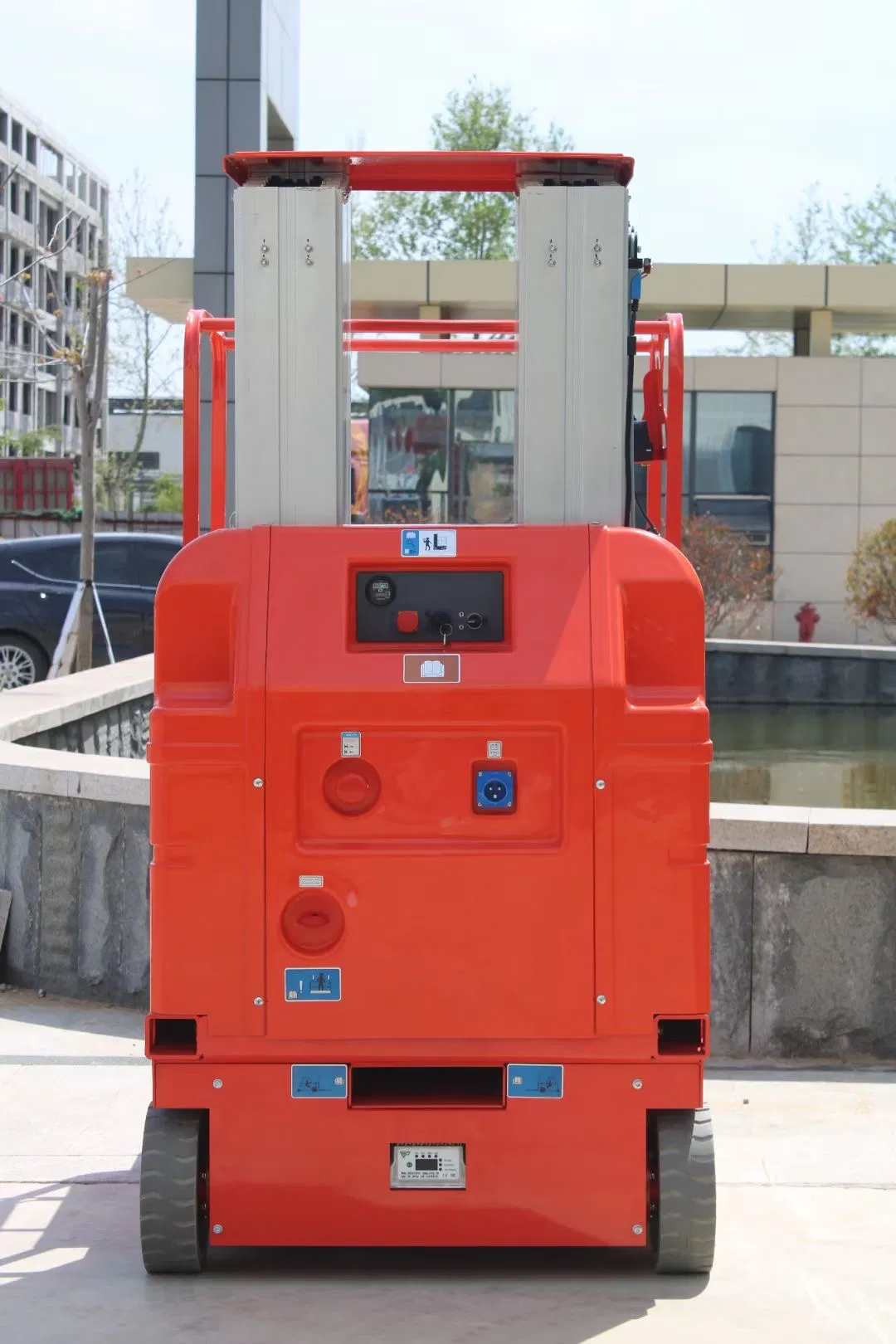 Portable Vertical Hydraulic Ladder Mast Electric Man Aluminum Alloy Lift Platform