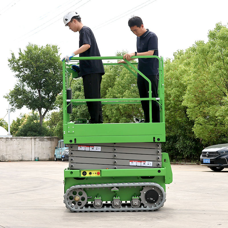 6m 8m 10m 12m 14m Aerial Platform Self Propelled Crawler Scissor Man Lift Electric Mobile Scissor Lift