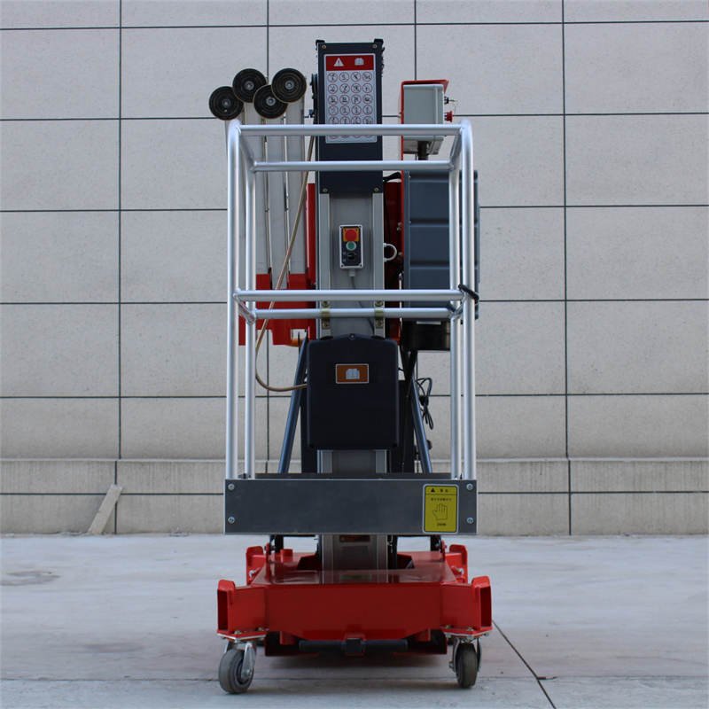 Vertical Mast Lift Self Propelled Aluminum Alloy Type for Indoor Maintenance