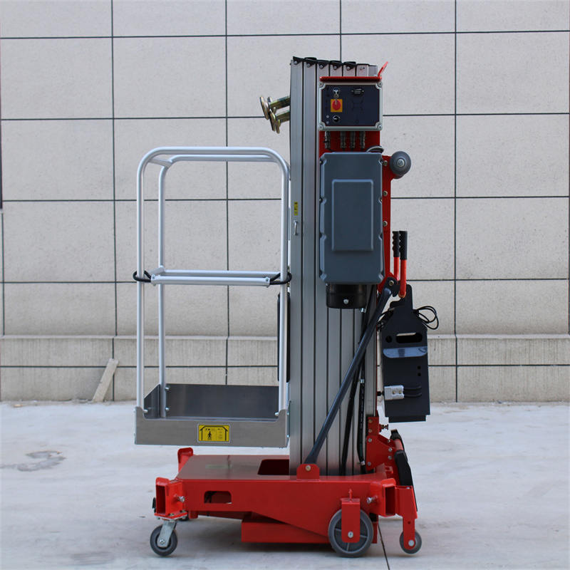 Vertical Mast Lift Self Propelled Aluminum Alloy Type for Indoor Maintenance