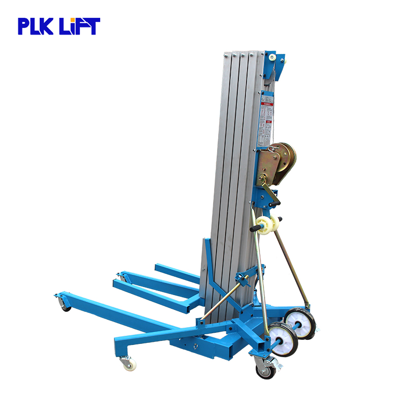 Economical Portable Mobile Aluminum Manual Lift for Material Handing