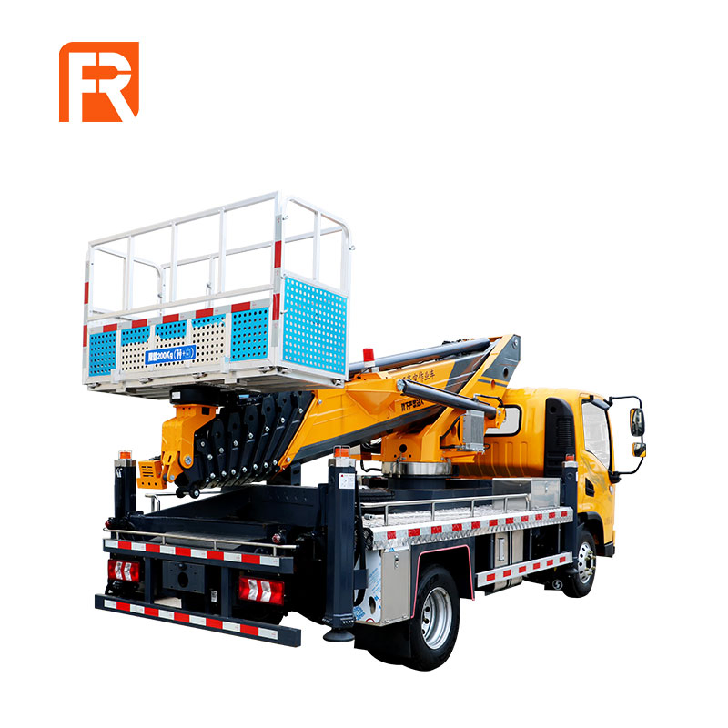 New Hydraulic Gk35m Aerial Lift Truck Manufactured in China Vehicle-Mounted Lifting Aerial Work Platform Professional Choice Customized Service Aerial Work Truc