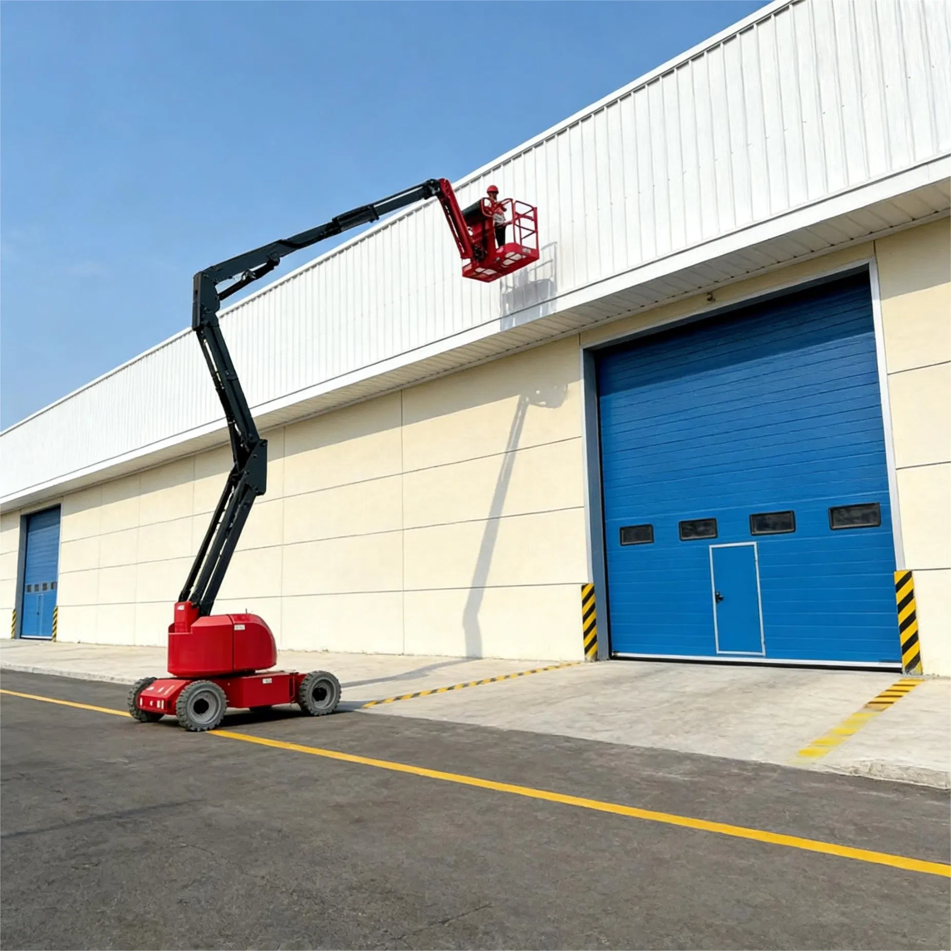 Reliable 12m 18m 21m Self Propelled Articulating Boom Lift CE ISO9001