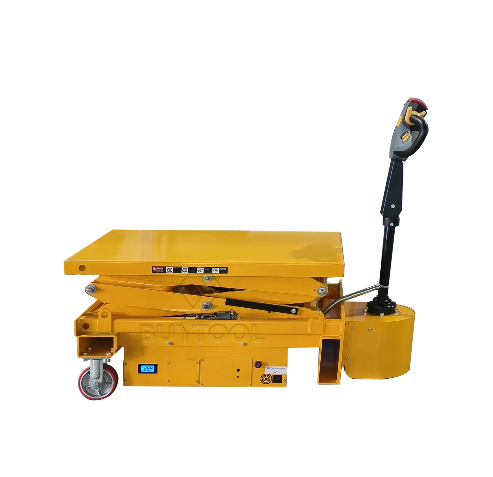 Handle Adjustable Hydraulic Small Truck Goods Transporting Scissor Lift Table