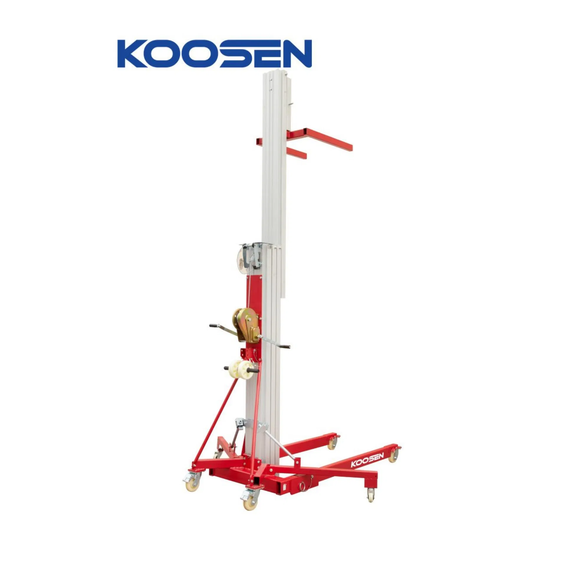 Material Lifting Equipment Manual Man Lift Aluminum Work Platform Lift