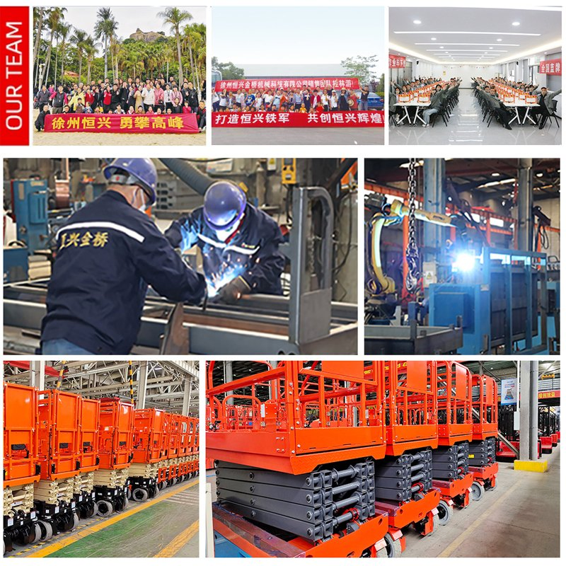 4m 6m 10m 12m 16m Mobile Self Propelled Aerial Work Platform Electric Scissor Lift Electric Scaffolding