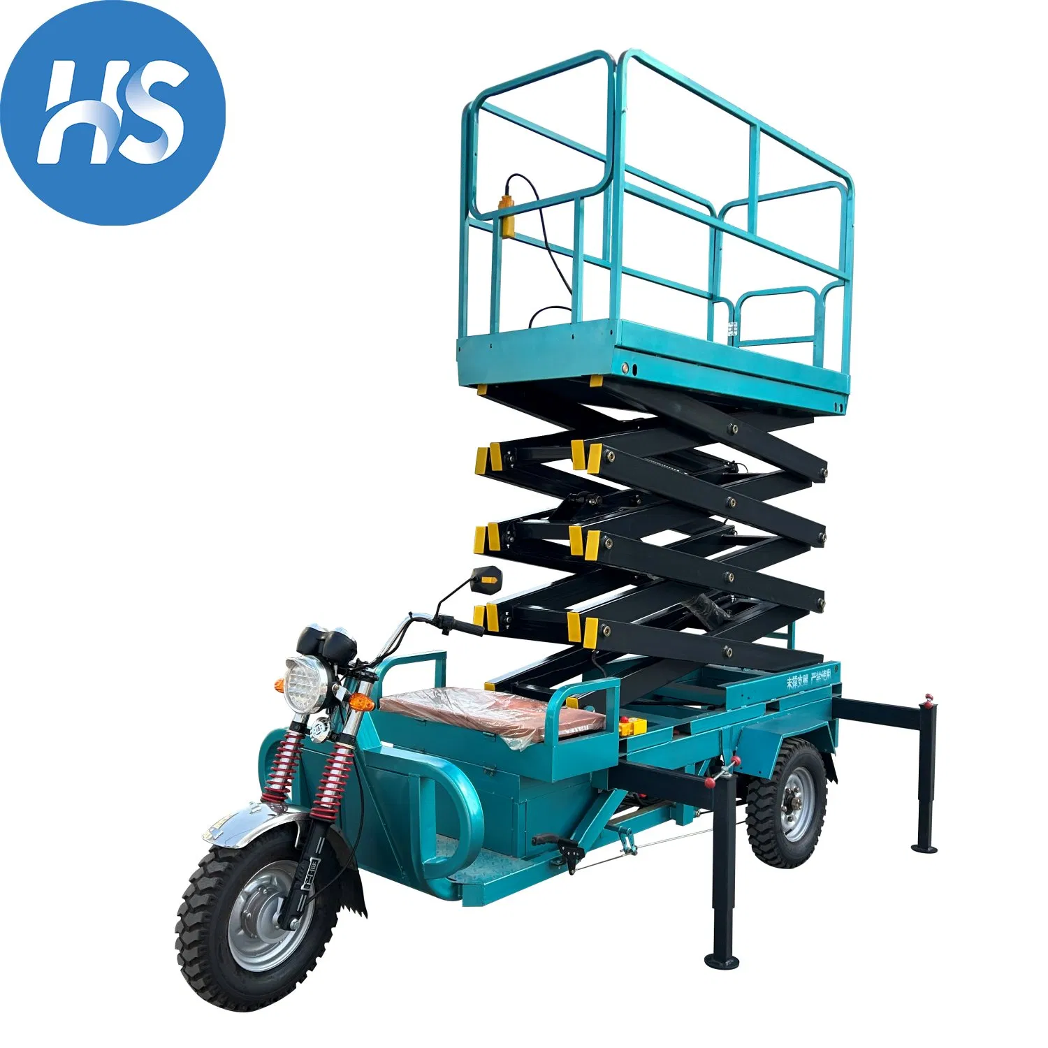 Electric Car Mounted Hydraulic 4m 500kg Platform Scissor Lift for Vehicle Service Garage