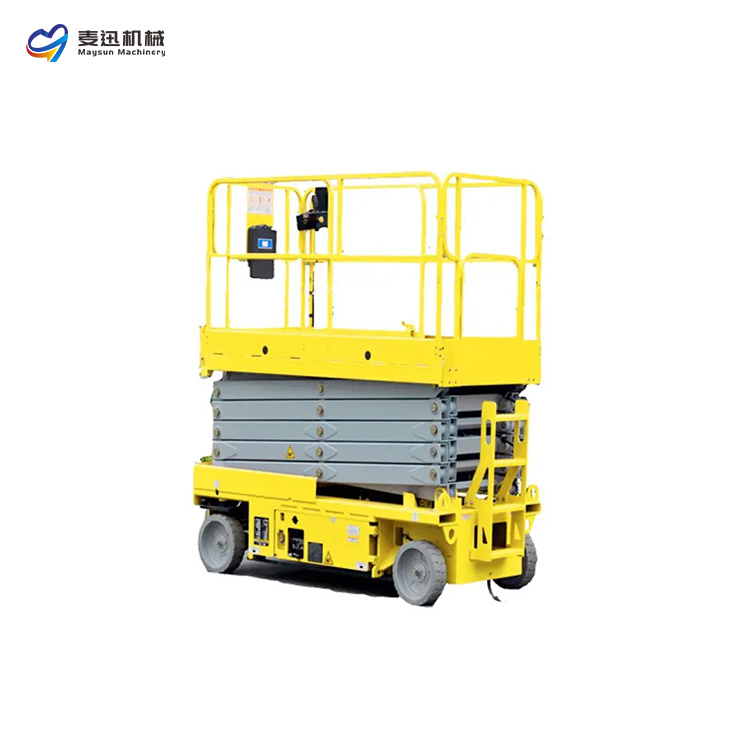 Rough Terrain Electric Diesel Man Lift Tracked Driven Crawler Scissor Lift on Tracks