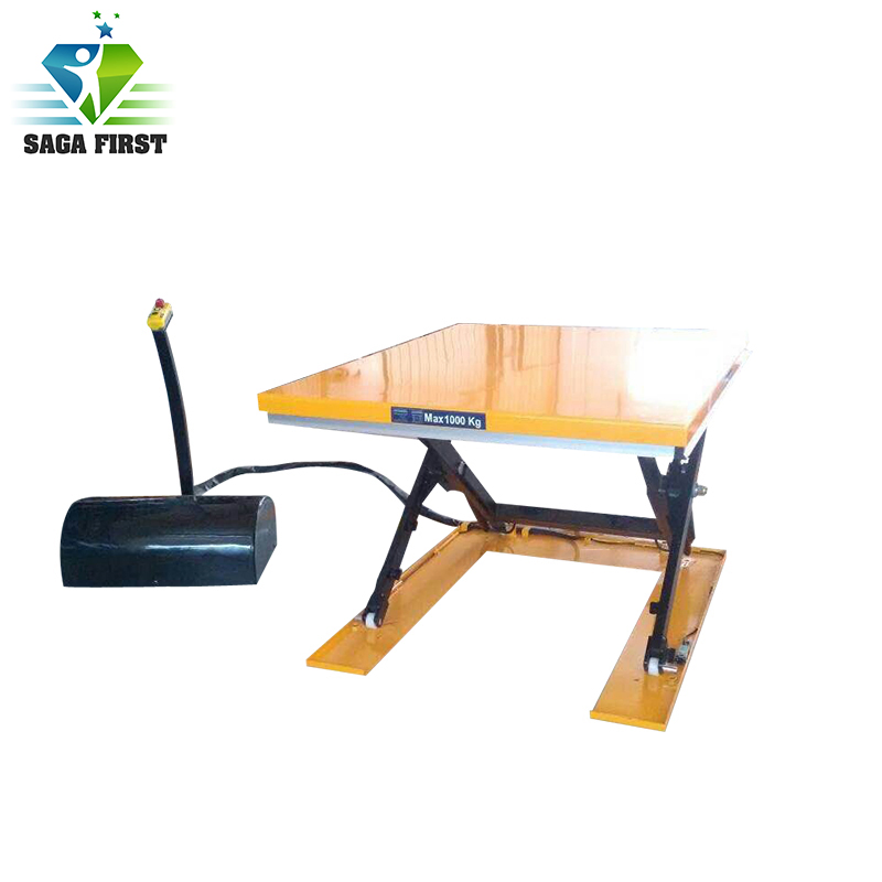 Fixed Scissor Lift Low Profile Hydraulic Lift Table