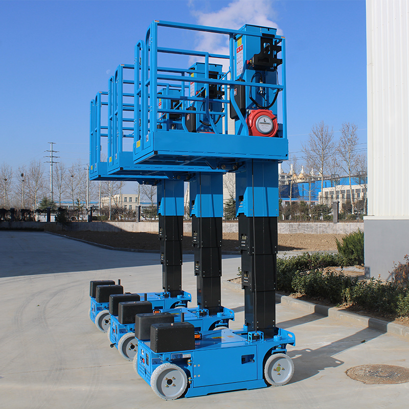 Self-Propelled Vertical Mast Lift with High Reach Capabilities