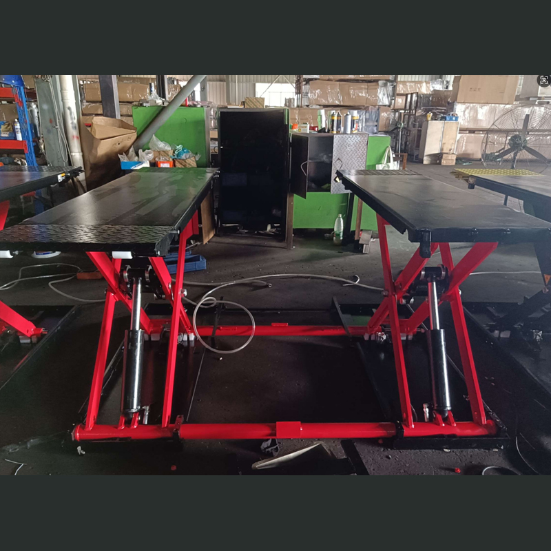 Car Lift with CE Portable Hydraulic Scissor Lift Vehicle Service Shop Equipment Auto Lifter Machine