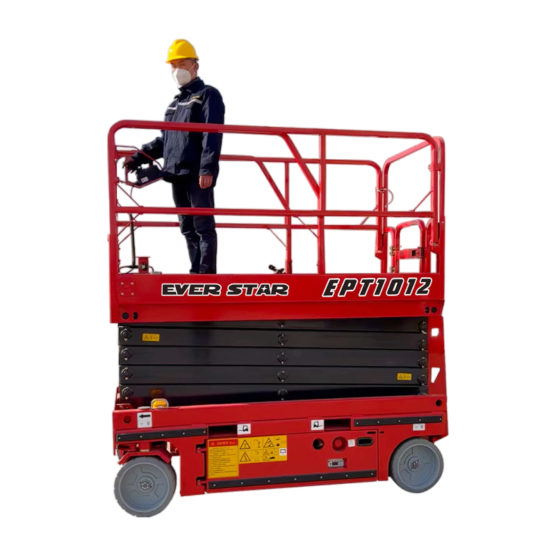 Compact Hydraulic Electric Scissor Lift for Indoor Use