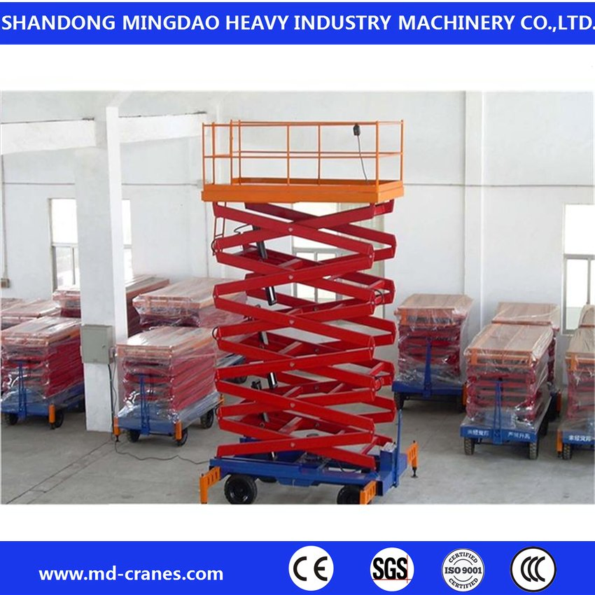 Mobile Personal 500kg Aerial Work Platform Electric Mini Scissor Lift Table