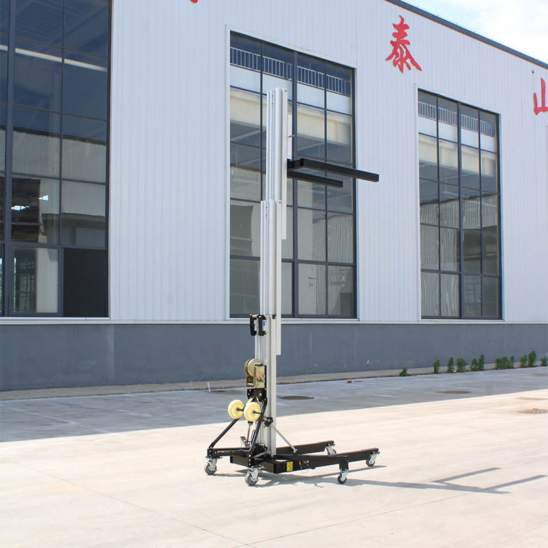En280 Approved Portable Manual Operated Aluminum Material Lift